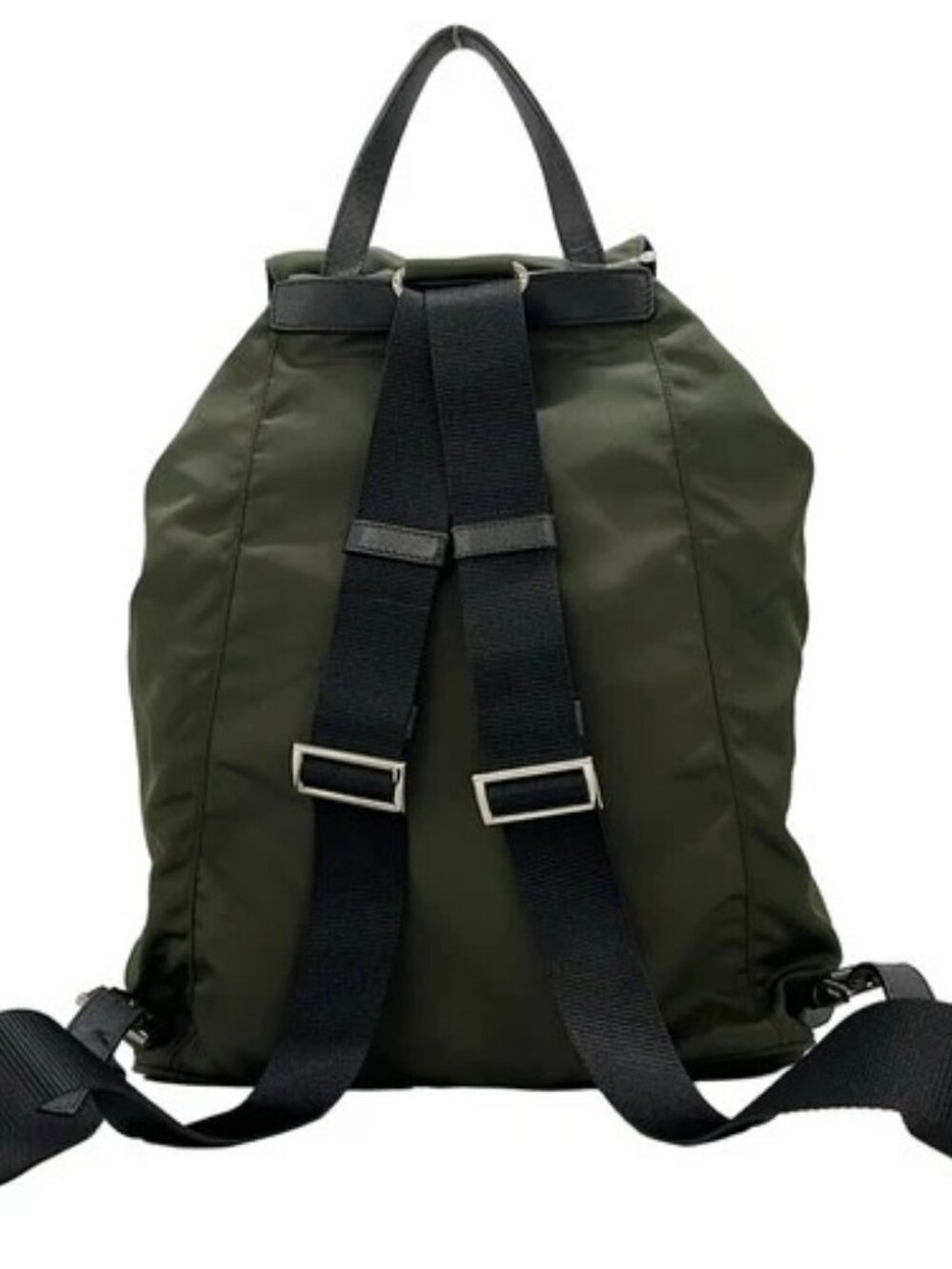PRADA Khaki Nylon Backpack - Picture 3 of 9